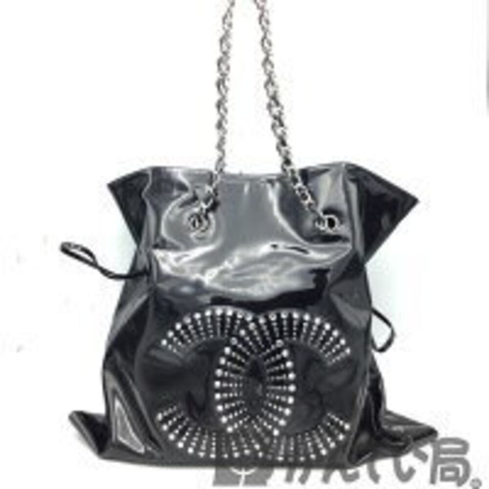 Chanel Bonbon Tote Bag Chain Shoulder Strap Rhinestones